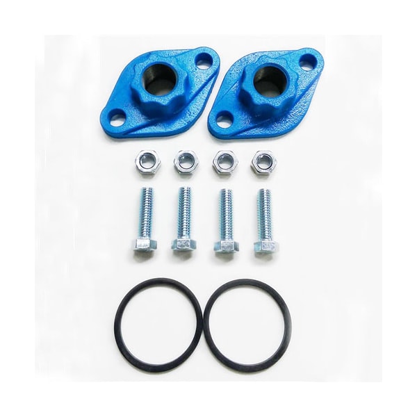 1 1/4" Cast Iron Flange Kit W/ 2 Flanges, 2 Gaskets, 4 Screws, 4 Bolts